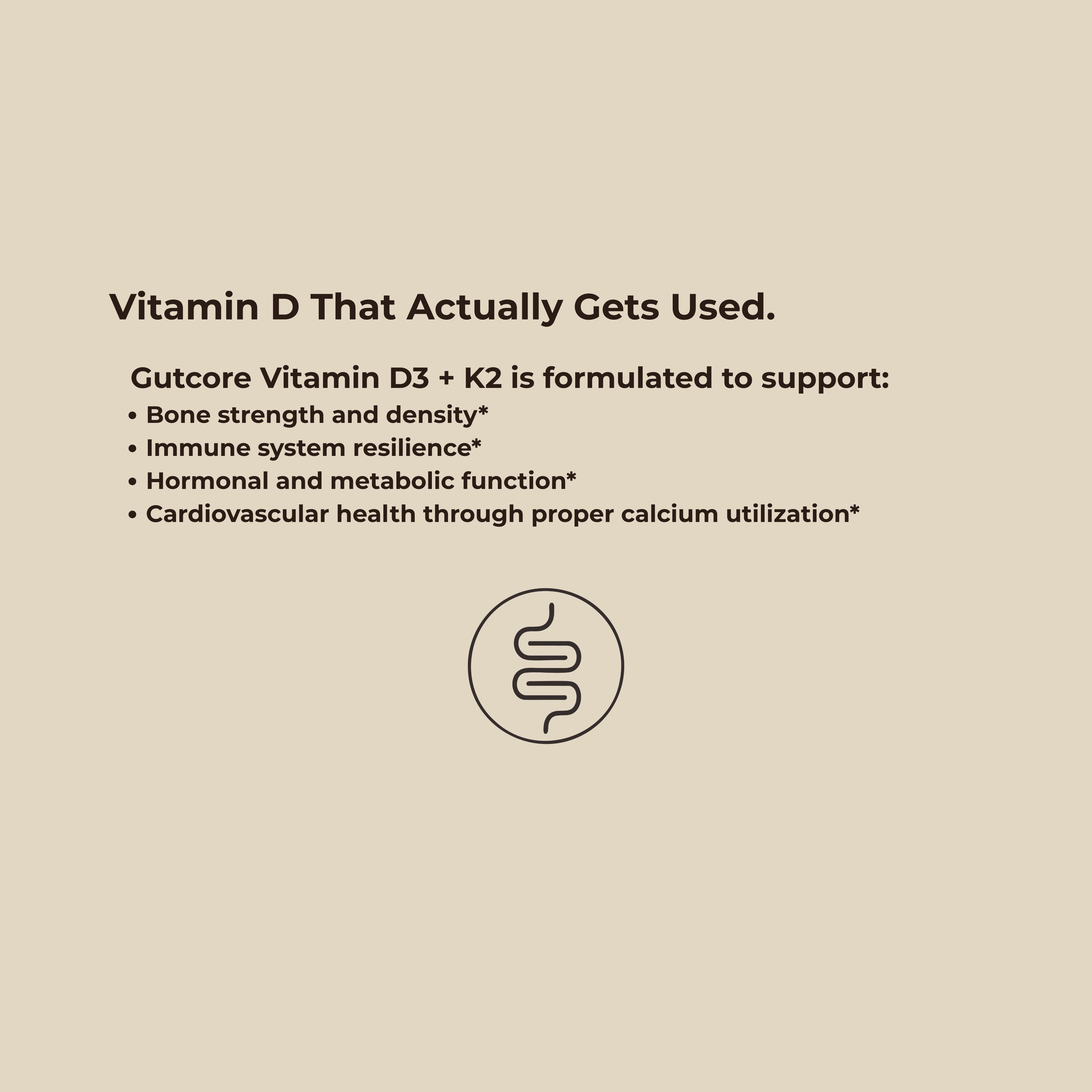 Vitamin D3 + K2